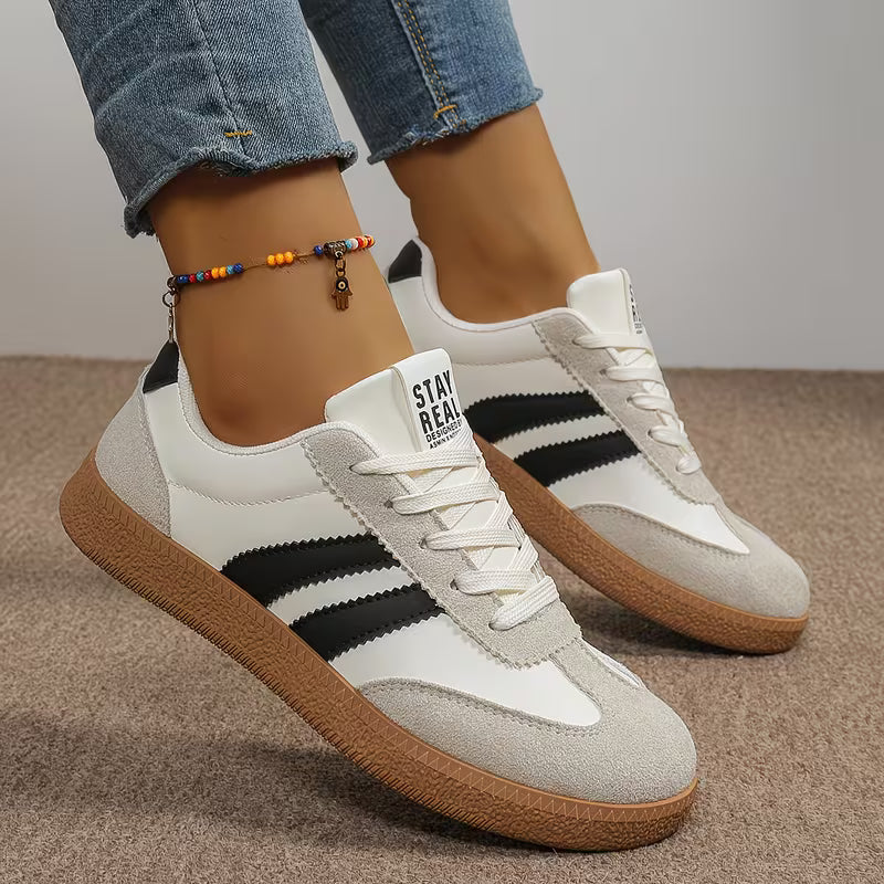 Women'S Stylish Casual Lace-Up Soft-Soled Sports Shoes